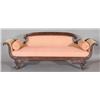 Image 1 : EMPIRE PAW FOOT SOFA, 89" long, 19th ce