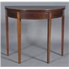Image 1 : FEDERAL INLAID DEMILUNE CARD TABLE, mid