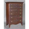 Image 1 : PENNSYLVANIA WALNUT TALL CHEST with str