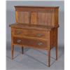 Image 1 : FEDERAL STYLE TAMBOUR DOOR DESK with in