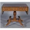 Image 1 : REGENCY MAHOGANY SOFA TABLE, 32"x28"x23