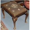 Image 1 : GEORGE III STYLE FOOTSTOOL with needlep