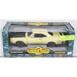 1969 DODGE SUPER BEE 1/18 SCALE DIE CAST METAL CAR