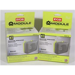 NEW 2 RYOBI GARAGE SPEAKER MODULES