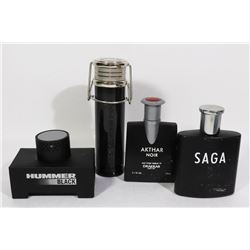 MENS SET OF 4 EAU DE TOILETTE SPRAY