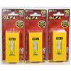 Image 1 : NEW 3 OLFA TRAPEZOID BLADES