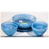 Image 1 : BOX OF NEW BLUE DISHES