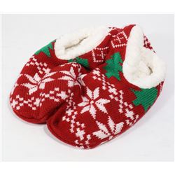NON-SKID CHRISTMAS COZY SLIPPER SIZE 4-10