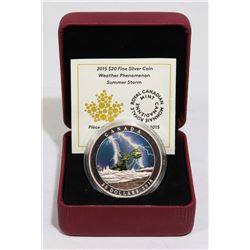 2015 SILVER CANADA $20 STORM COIN