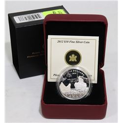 2012 SILVER CANADA $10 R.M.S. TITANIC COIN