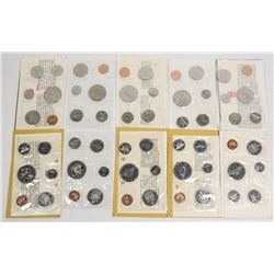 x10 CANADA PROOF-LIKE MINT SETS, SEALED