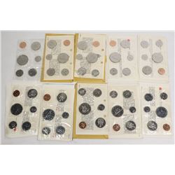 x10 CANADA PROOF-LIKE MINT SETS, SEALED