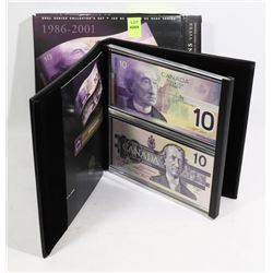 1986-2001 MATCHING SERIAL #'S $10 NOTES