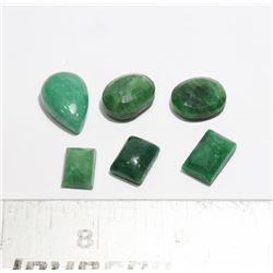 #70-GREEN EMERALD GEMSTONE 61.55ct
