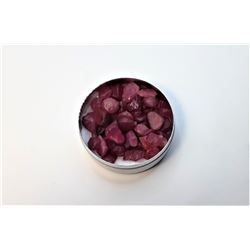 1)  LOT OF 100.5 TCW NATURAL ROUGH RUBY