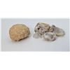 Image 1 : 9)  LOT OF 2 NATURAL QUARTZ GEODE