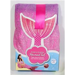 NEW PLUSH AND PLAYFUL MERMAID TAIL BLANKET FOR