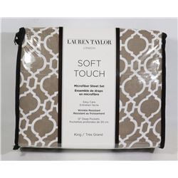NEW KING SIZE MICROFIBER SHEET SET
