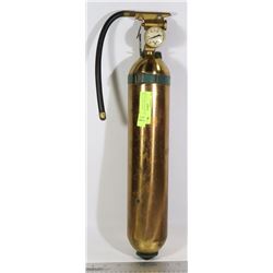 BRASS WALL HANGING ANTIQUE FIRE EXTINGUISHER