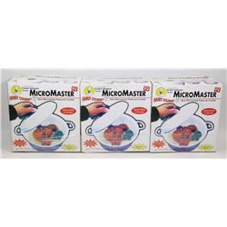 LOT OF 3 NEW MICRO MASTER NEW MICROWAVE PRESSURE