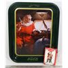 Image 1 : SANTA COCA-COLA TRAY,DECK OF CARDS & MINI BOTTLE