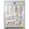 Image 1 : 10 PIECE PORCELAIN NATIVITY SET
