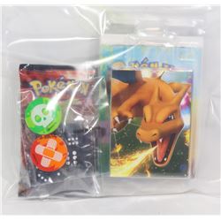 POKEMON COLLECTIBLE LOT NEW CARDS ETC.POKEMON COLL