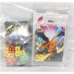 POKEMON COLLECTIBLE LOT NEW CARDS ETC.POKEMON COLL
