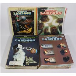 MAGAZINES BOX OF NATIONAL LAMPOON; VARIOUS ISSUES