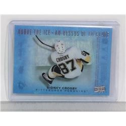 SIDNEY CROSBY PITTSBURGH PENGUINS ABOVE THE ICE