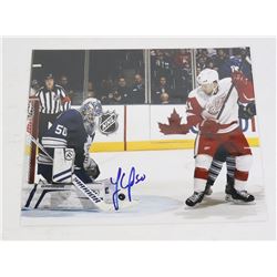 JOHAN GUSTAFSSON TORONTO MAPLE LEAFS SIGNED 8X10