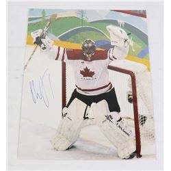 ROBERTO LUONGO 2010 OLYMPIC GOLD AUTOGRAPHED 8X10