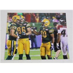 NATE COEHORN EDMONTON ESKIMOS AUTOGRAPHED 8X10