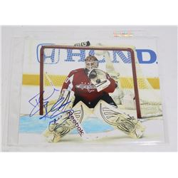 BRAYDEN HOLTBY WASHINGTON CAPITALS SIGNED 8X10