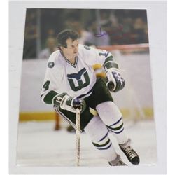 DAVE KEON HARTFORD WHALERS HOF SIGNED 8X10