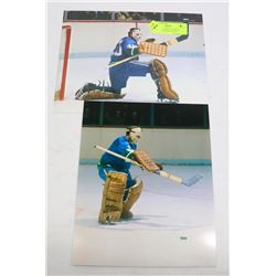 GEROGE GARDNER / CHARLIE HODGE CANUCKS 8X10 PICS