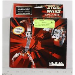 NEW STAR WARS EPISODE 1 DESTROYER DROID KIDS WATCH