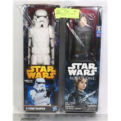 STAR WARS LARGE JYN ERSO & STORMTROOPER