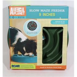 NEW 9" SLOW MAZE FEEDER PET DISH