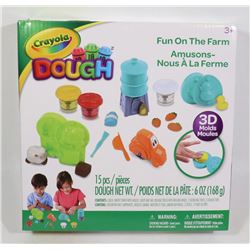 NEW 15PC CRAYOLA DOUGH: FUN ON THE FARM KIT