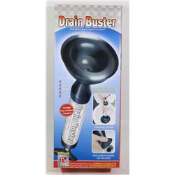 NEW DRAIN BUSTER POWERFUL MULTI-DRAIN PLUNGER