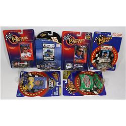 LOT OF SIX 1:64 SCALE WINNER'S CIRCLE NASCARS