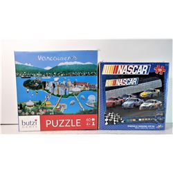 20)  LOT F 2 FACTORY SEALED PUZZLES, 100 PCE