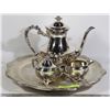 Image 1 : LOT OF SILVER PLATE COFFEE/TEA SET - COFFEE
