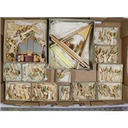 LOT OF GERMAN CHRISTMAS ANGELS AND DECORATION WITH