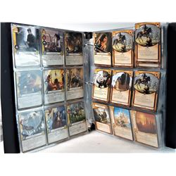 22)  BINDER OF 522 GAME OF THRONES GAME