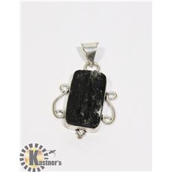 #37-RAW TOURMALINE PENDANT