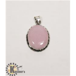 #111-ROSE QUARTZ PENDANT