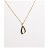 Image 1 : #146-BLACK TOURMALINE NECKLACE/PENDANT