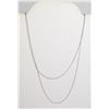Image 1 : #129-STERLING SILVER NECKLACE (X2)18"